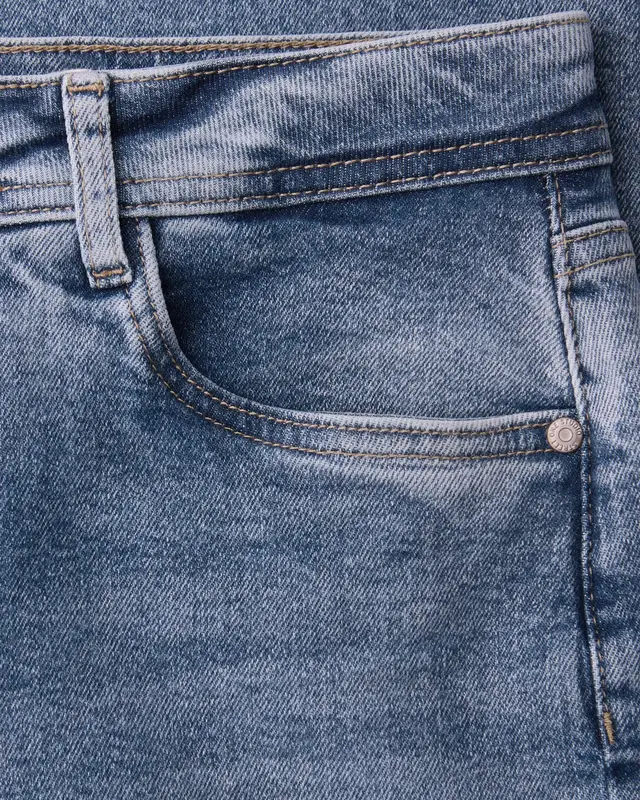 Street One Studio Straight Leg Jeans - Medium Blue Authentic Wash