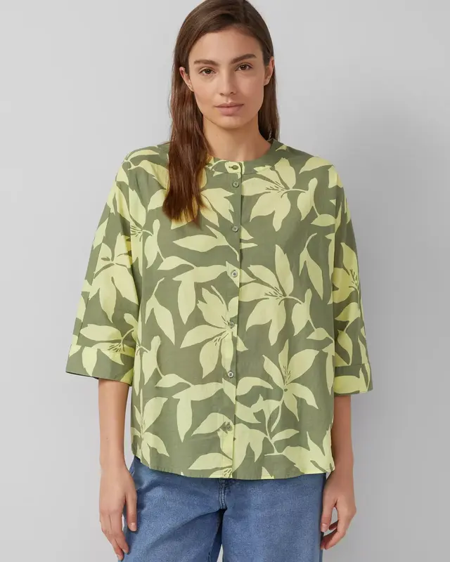 S. Oliver Blouse Batwing Sleeve - Olive Green