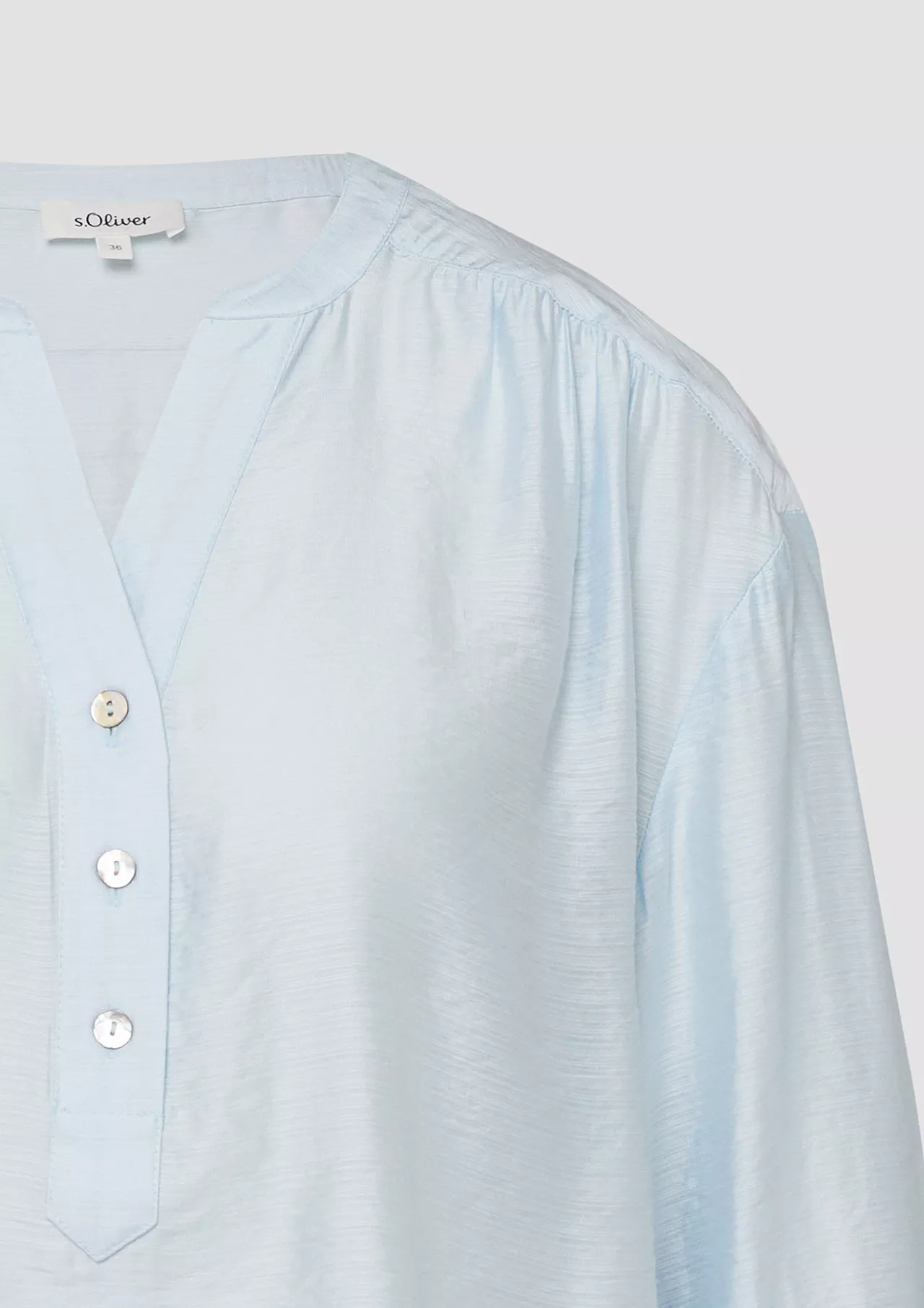 S. Oliver Korte Blouse - Light Blue