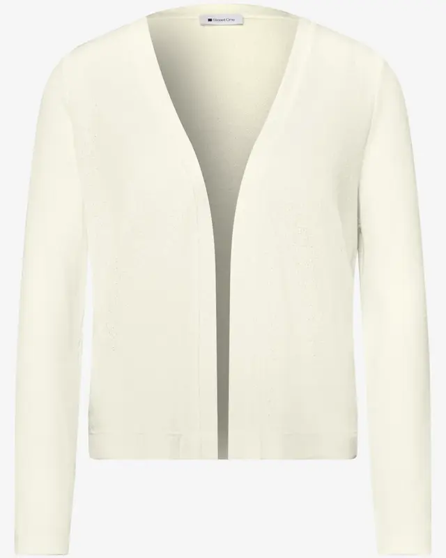 Street One Gebreid Vestje Nette - Off White