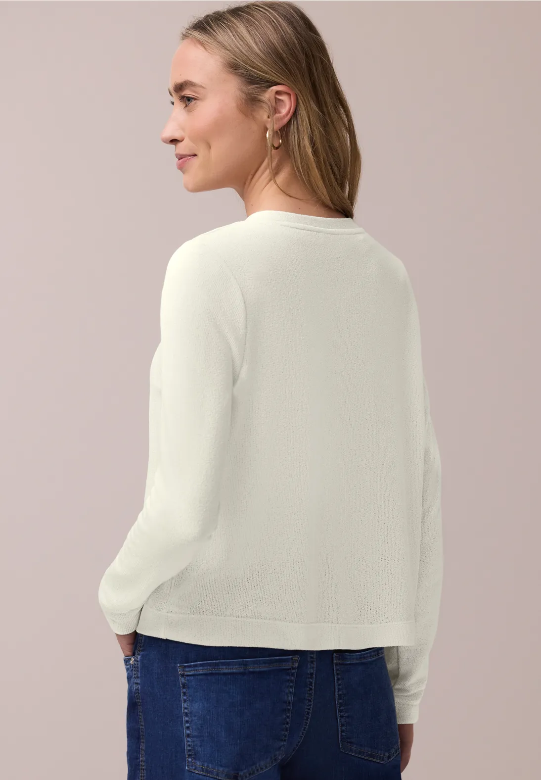 Street One Strick Cardigan Nette - Off White