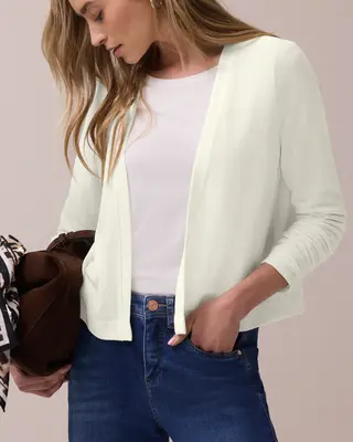 Street One Gebreid Vestje Nette - Off White