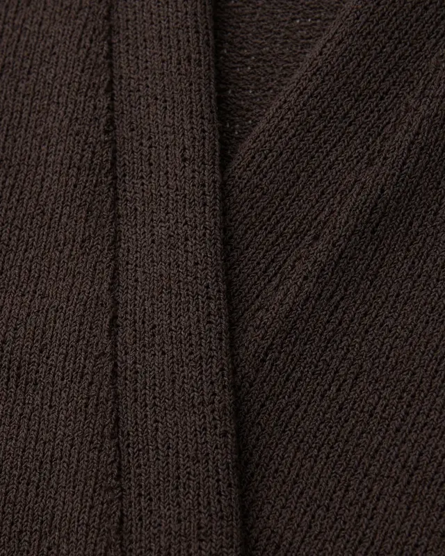 Street One Strick Cardigan Nette - Espresso Brown