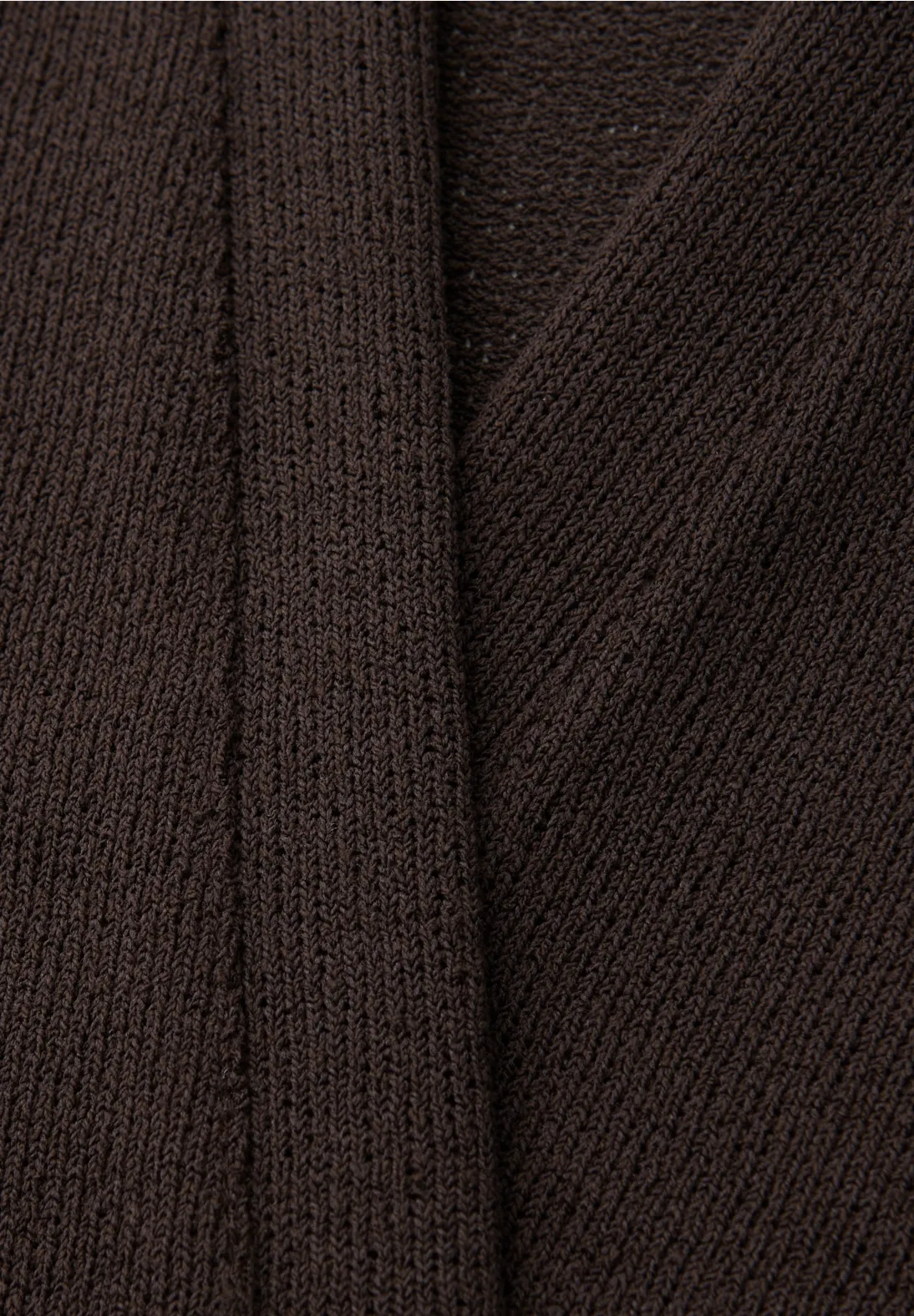 Street One Knit Cardigan Nette - Espresso Brown