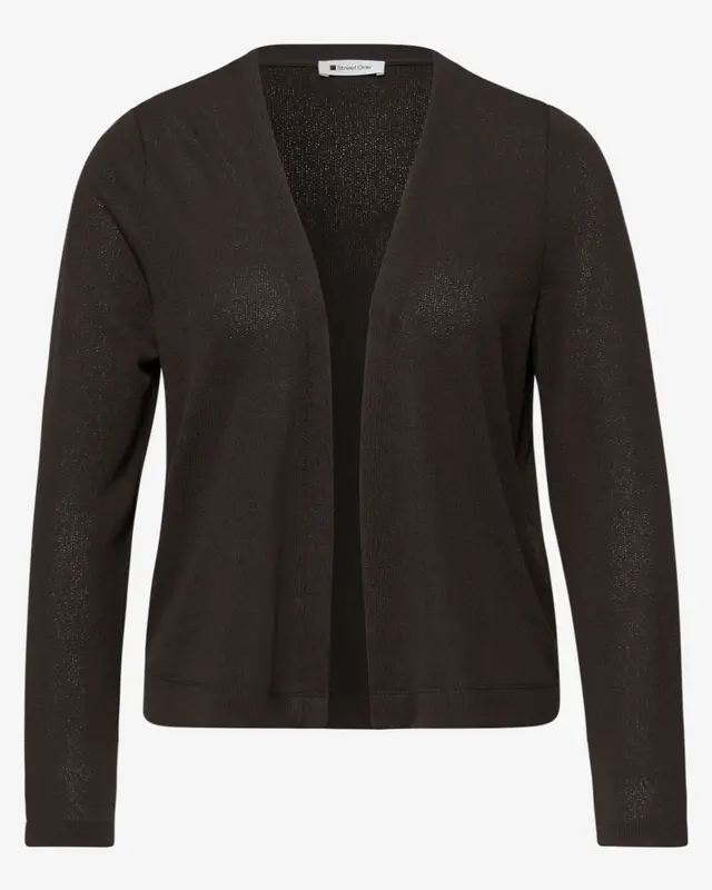 Street One Gebreid Vestje Nette - Espresso Brown