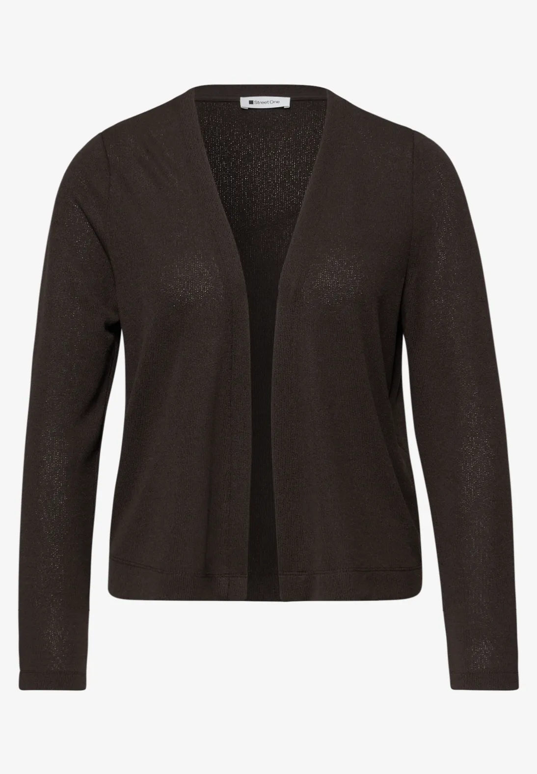 Street One Strick Cardigan Nette - Espresso Brown