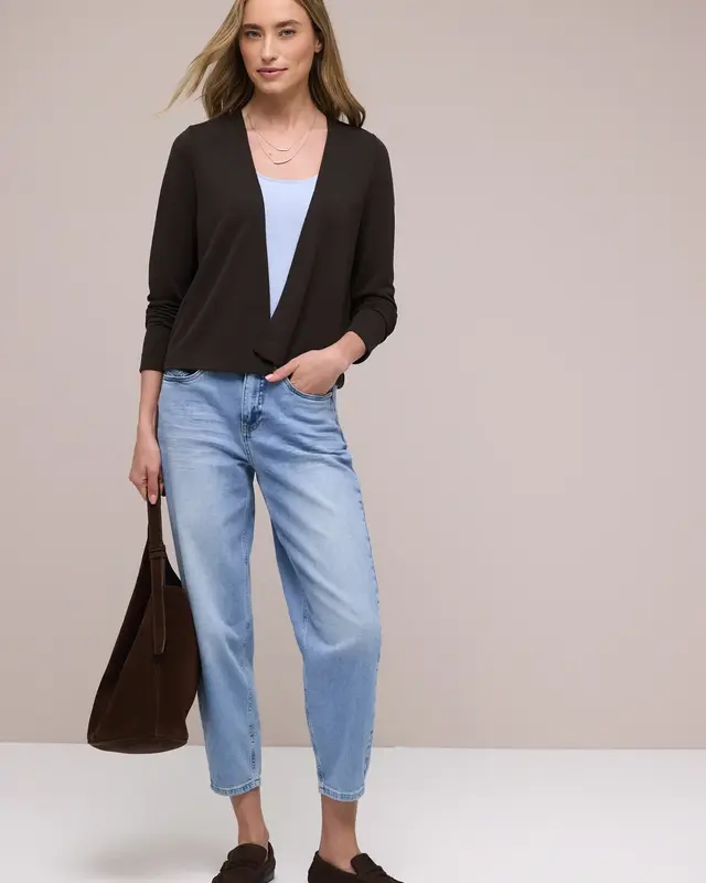 Street One Strick Cardigan Nette - Espresso Brown