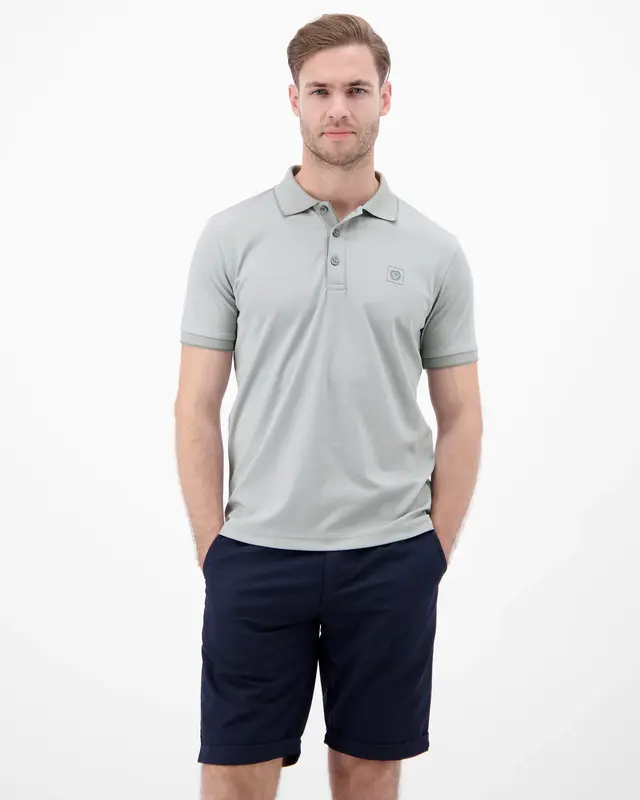 Lerros Piqué Polo - Storm Grey