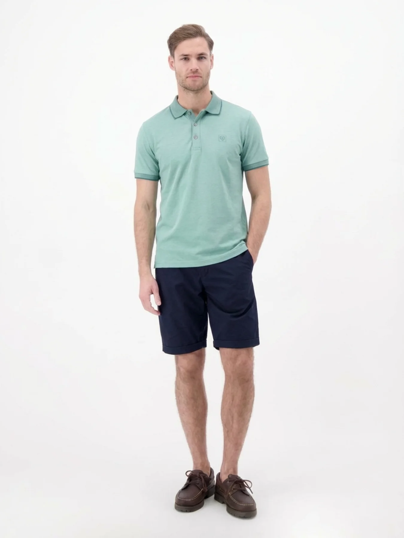 Lerros Effen Piqué Polo - Soft Teal