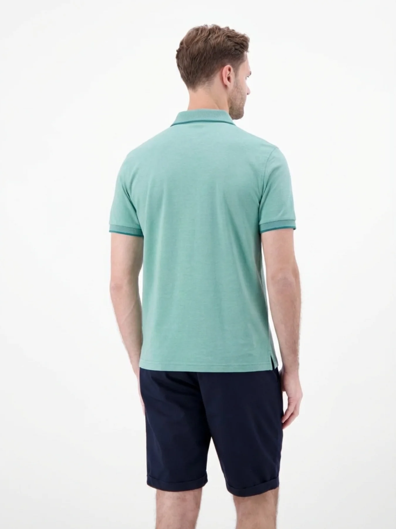 Lerros Effen Piqué Polo - Soft Teal
