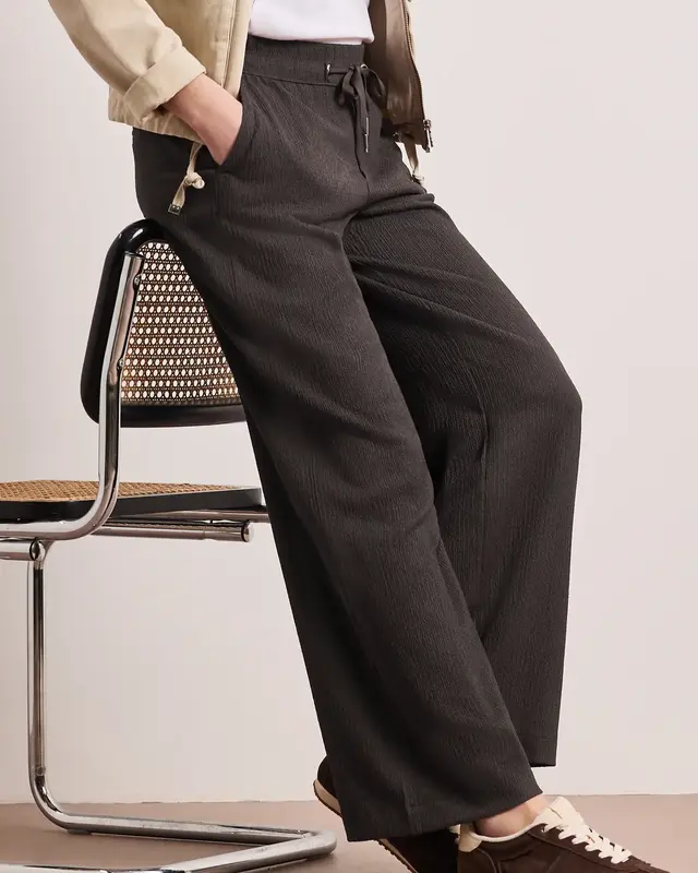 Street One High Waist Broek - Deep Earth