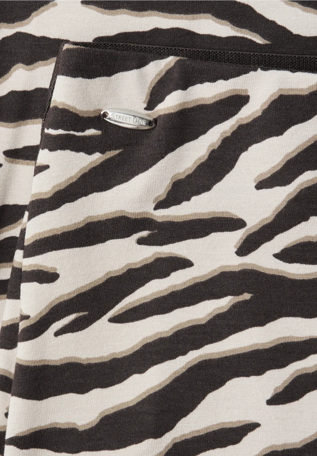 Street One Midi Rock Pepica - Espresso Brown