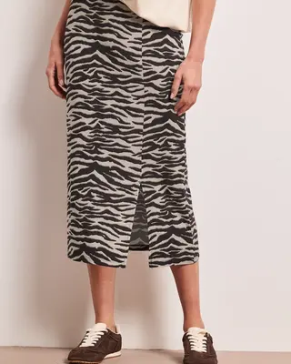 Street One Midi Rok Pepica - Espresso Brown