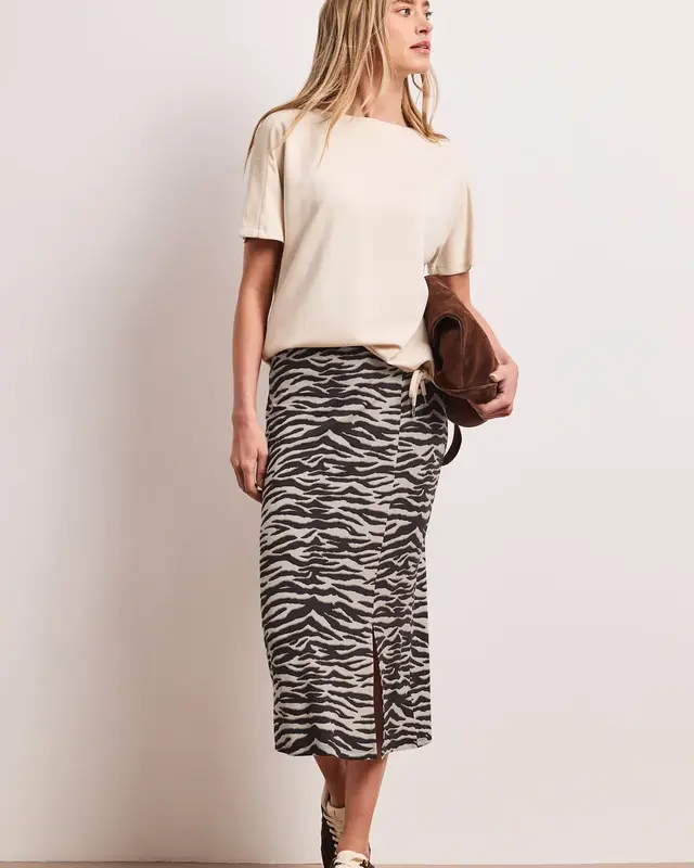 Street One Midi Rok Pepica - Espresso Brown
