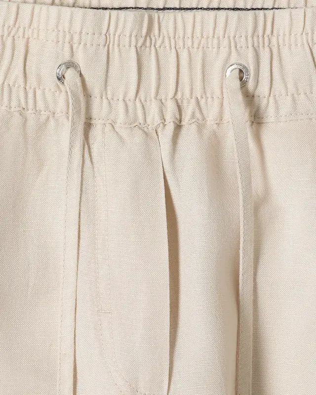 Cecil Linen Mix Pants Neele - Macadamia Beige