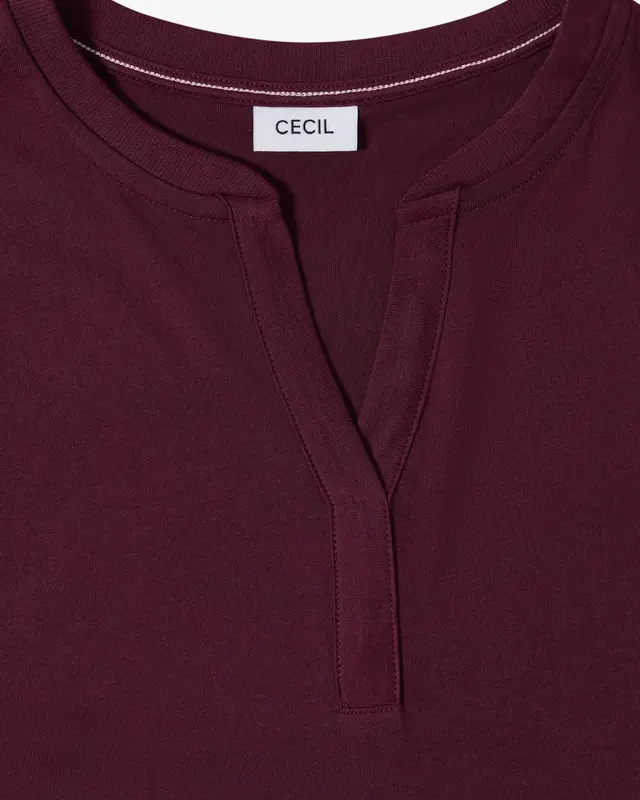 Cecil Shirt Tunika Style - Sweet Grape Red