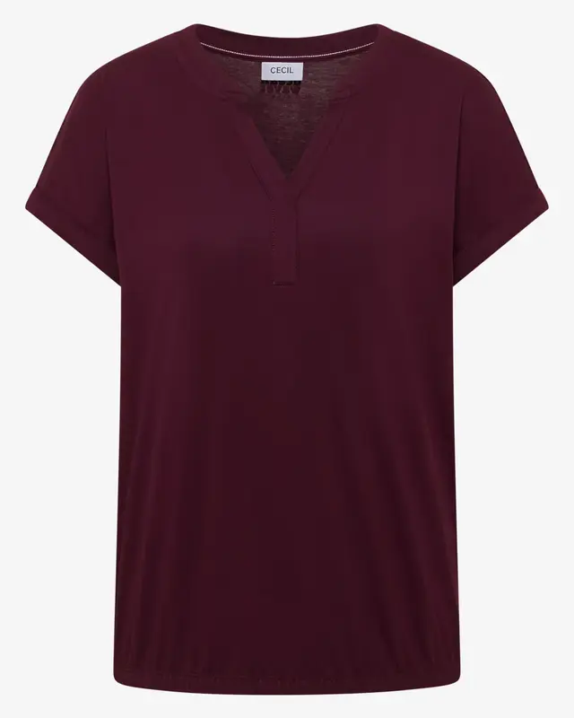 Cecil Shirt Tuniek Stijl - Sweet Grape Red