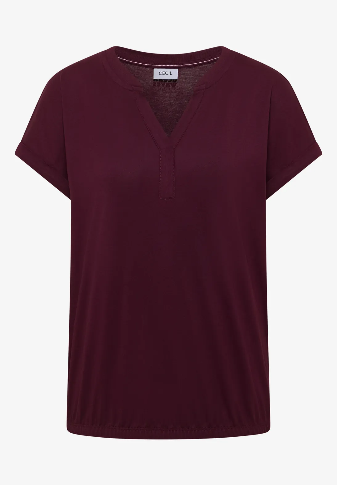 Cecil Shirt Tunic Style - Sweet Grape Red