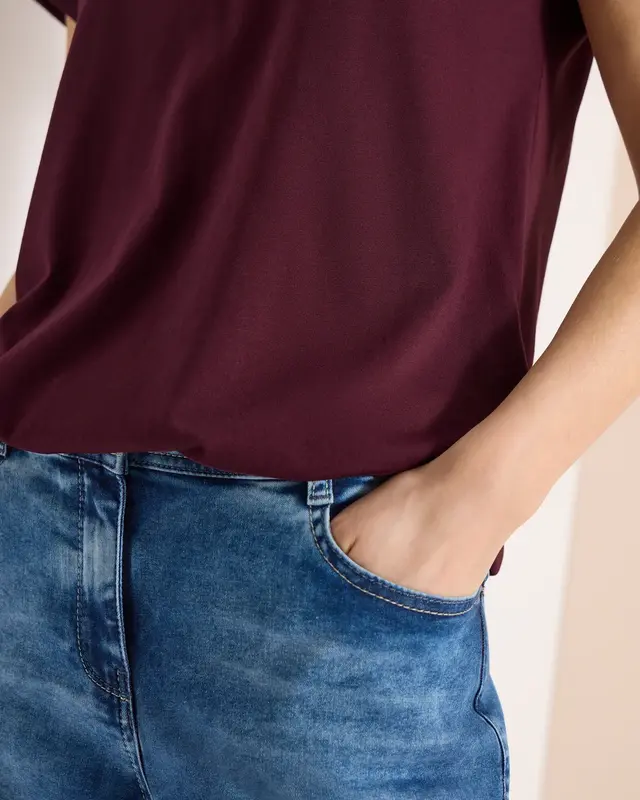 Cecil Shirt Tunika Style - Sweet Grape Red