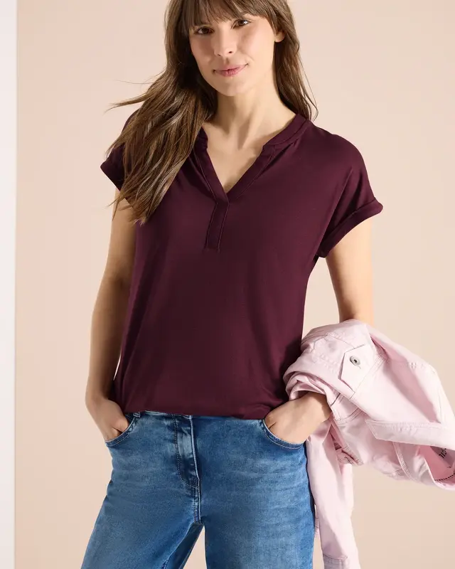 Cecil Shirt Tunika Style - Sweet Grape Red