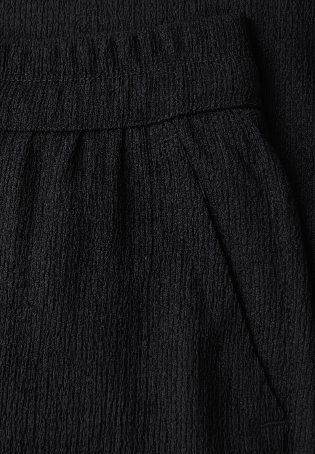 Street One High Waist Pants - Black