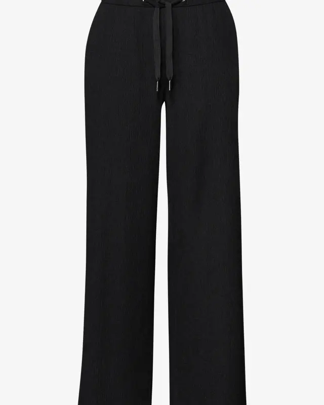 Street One High Waist Pants - Black