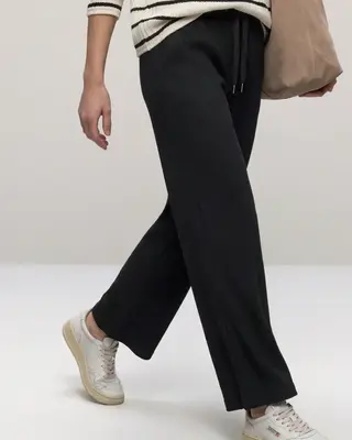 Street One High Waist Broek - Black