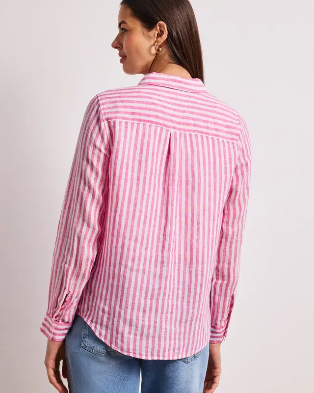 Street One Linnen Blouse - Magenta Dream