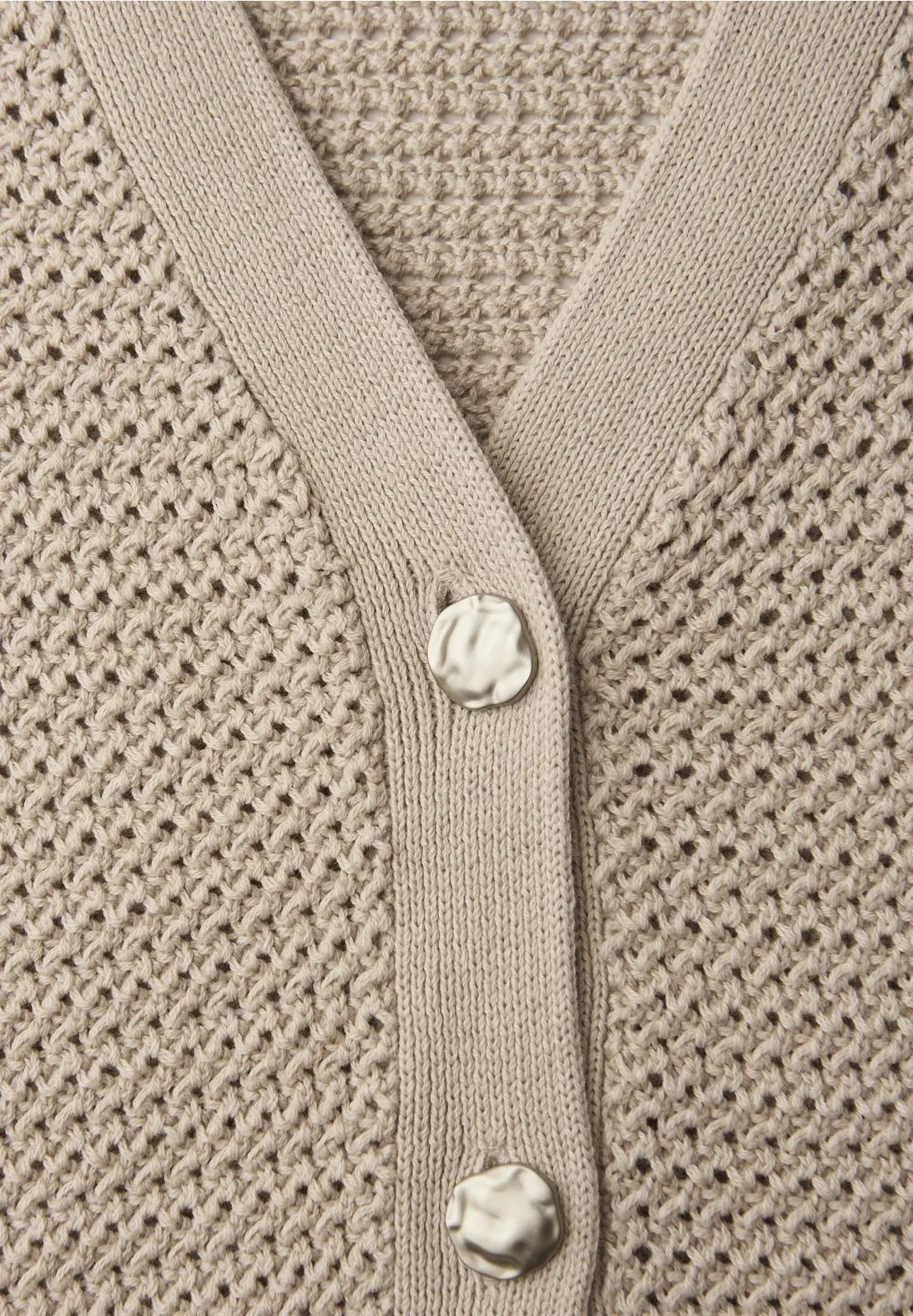 Street One Vest met Structuur - Clay Sand