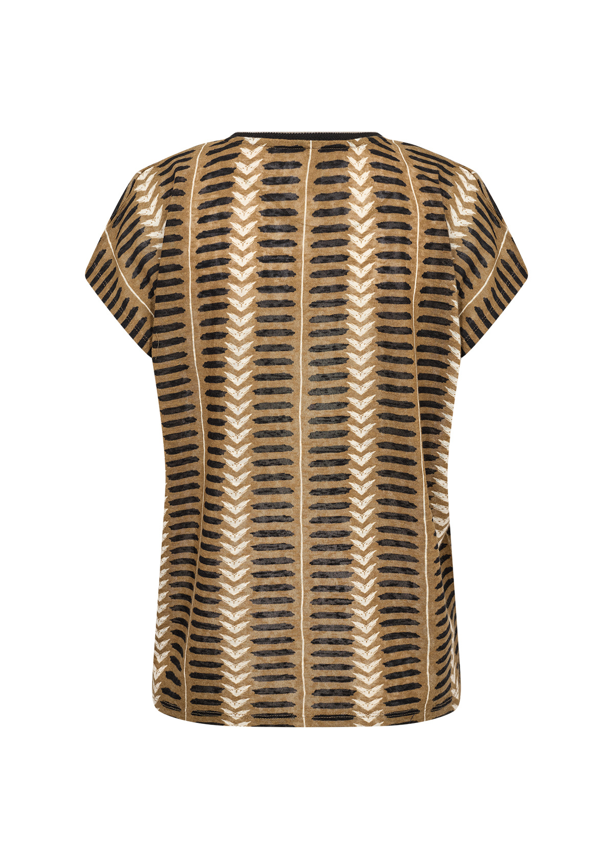 Soyaconcept T-Shirt Aretha 45 - Butternut Combi