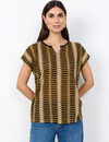 Soyaconcept T-Shirt Aretha 45 - Butternut Combi