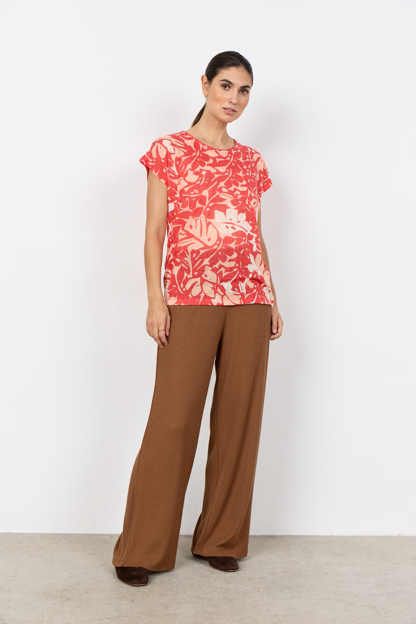 Soyaconcept T-Shirt Aretha 46 - Bittersweet Combi