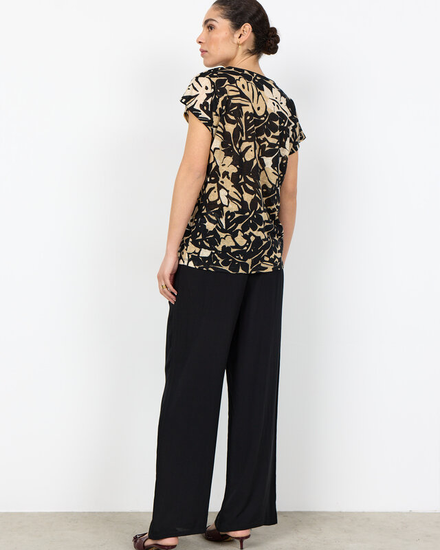Soyaconcept T-Shirt Aretha 46 - Black Combi