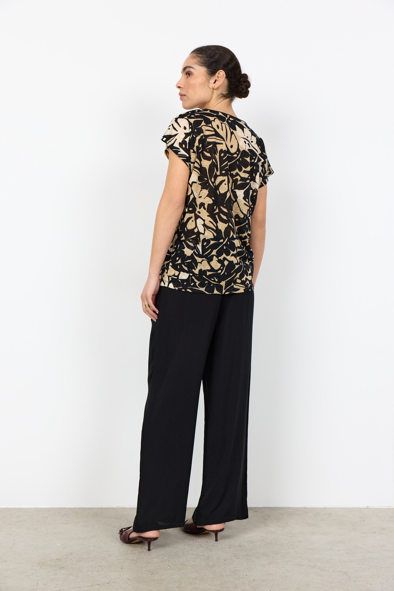 Soyaconcept T-Shirt Aretha 46 - Black Combi