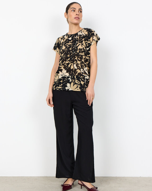 Soyaconcept T-Shirt Aretha 46 - Black Combi