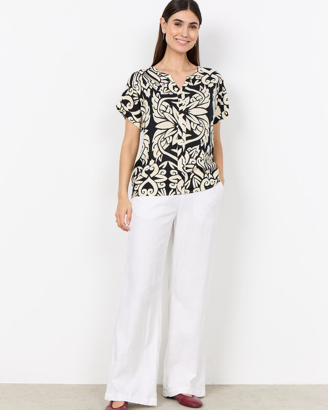 Soyaconcept Bluse Felone 1 - Black Combi