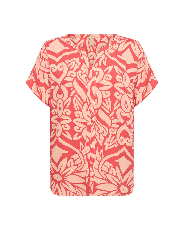 Soyaconcept Bluse Felone 1 - Salmon Combi