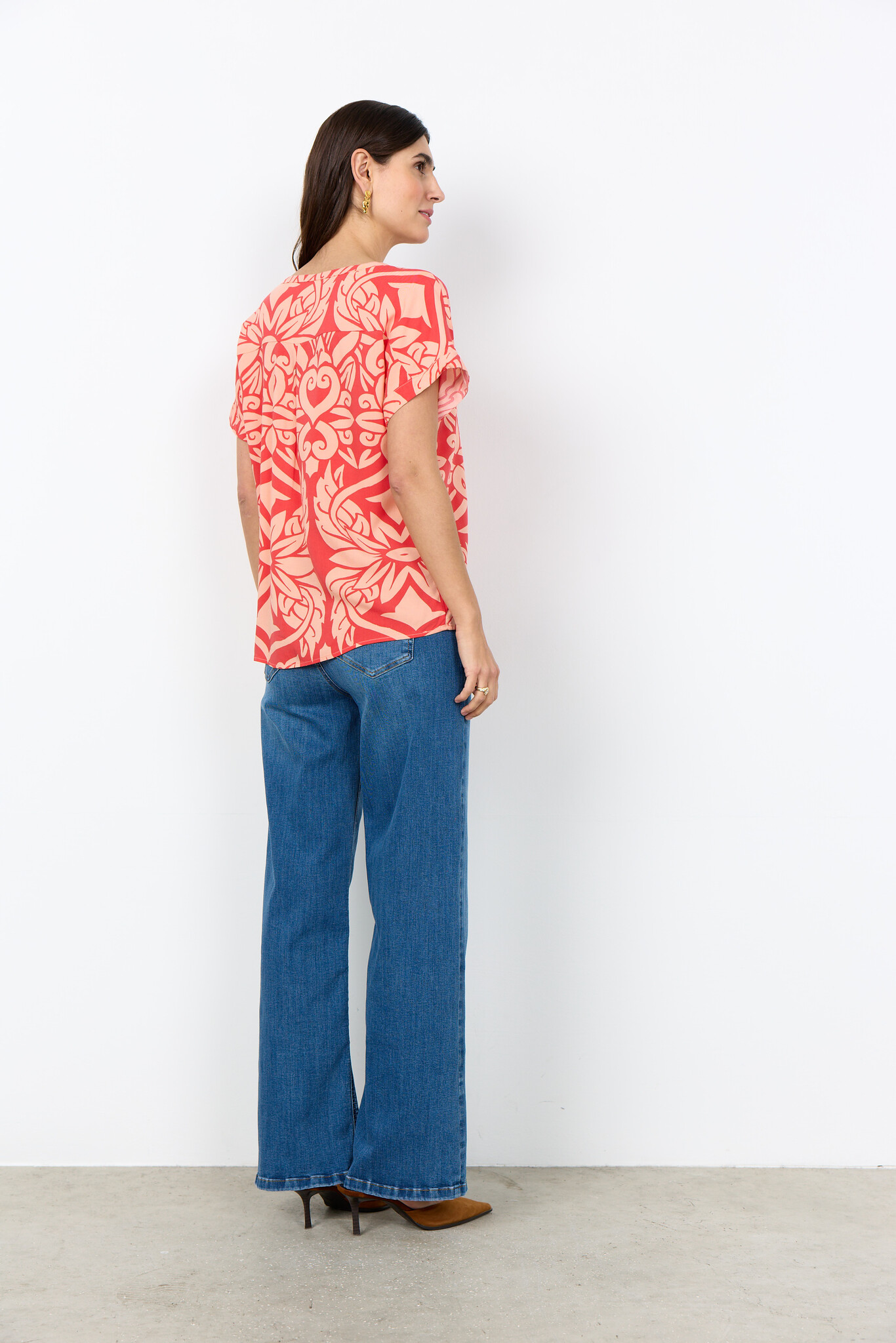 Soyaconcept Bluse Felone 1 - Salmon Combi