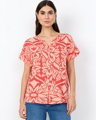 Soyaconcept Blouse Felone 1 - Salmon Combi
