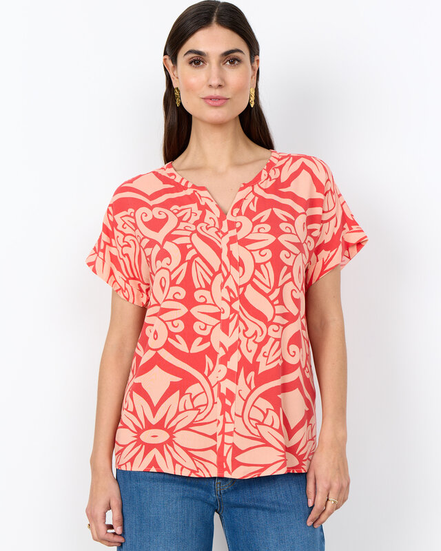 Soyaconcept Blouse Felone 1 - Salmon Combi
