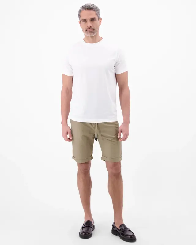 Lerros Leinenmix Chino Short - Medium Kitt