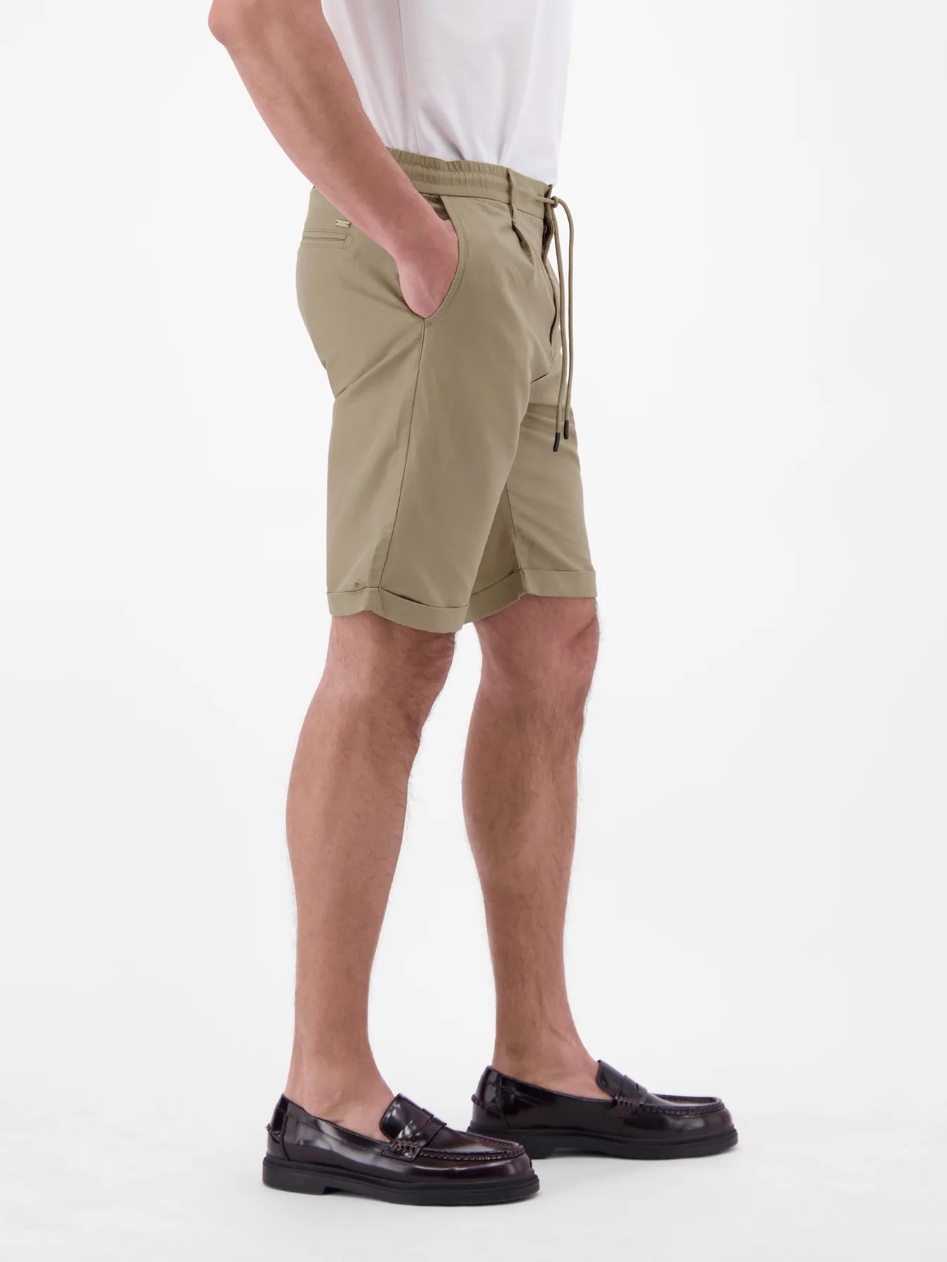 Lerros Linen Mix Chino Short - Medium Kitt