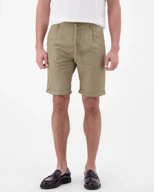 Lerros Linen Mix Chino Short - Medium Kitt