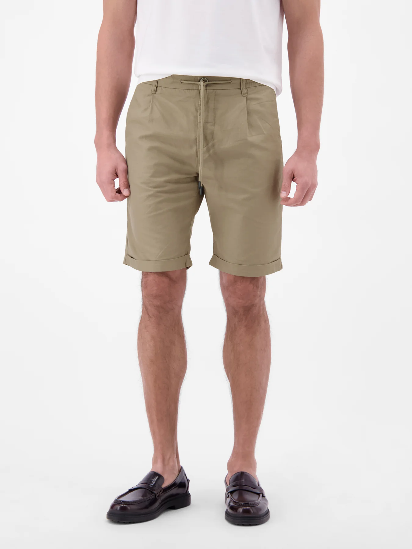 Lerros Leinenmix Chino Short - Medium Kitt