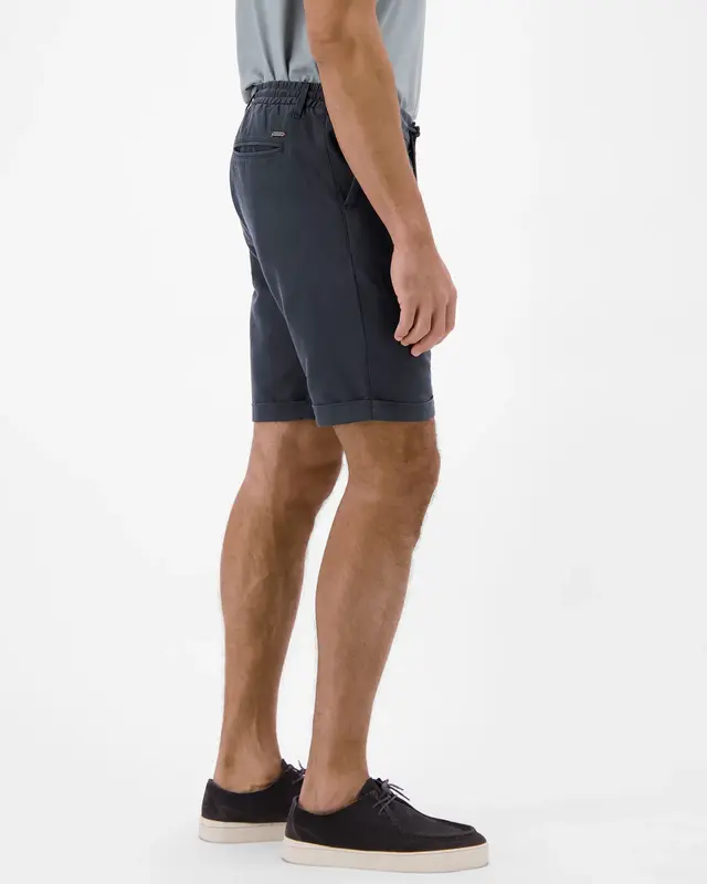 Lerros Linen Mix Chino Short - Blue Night