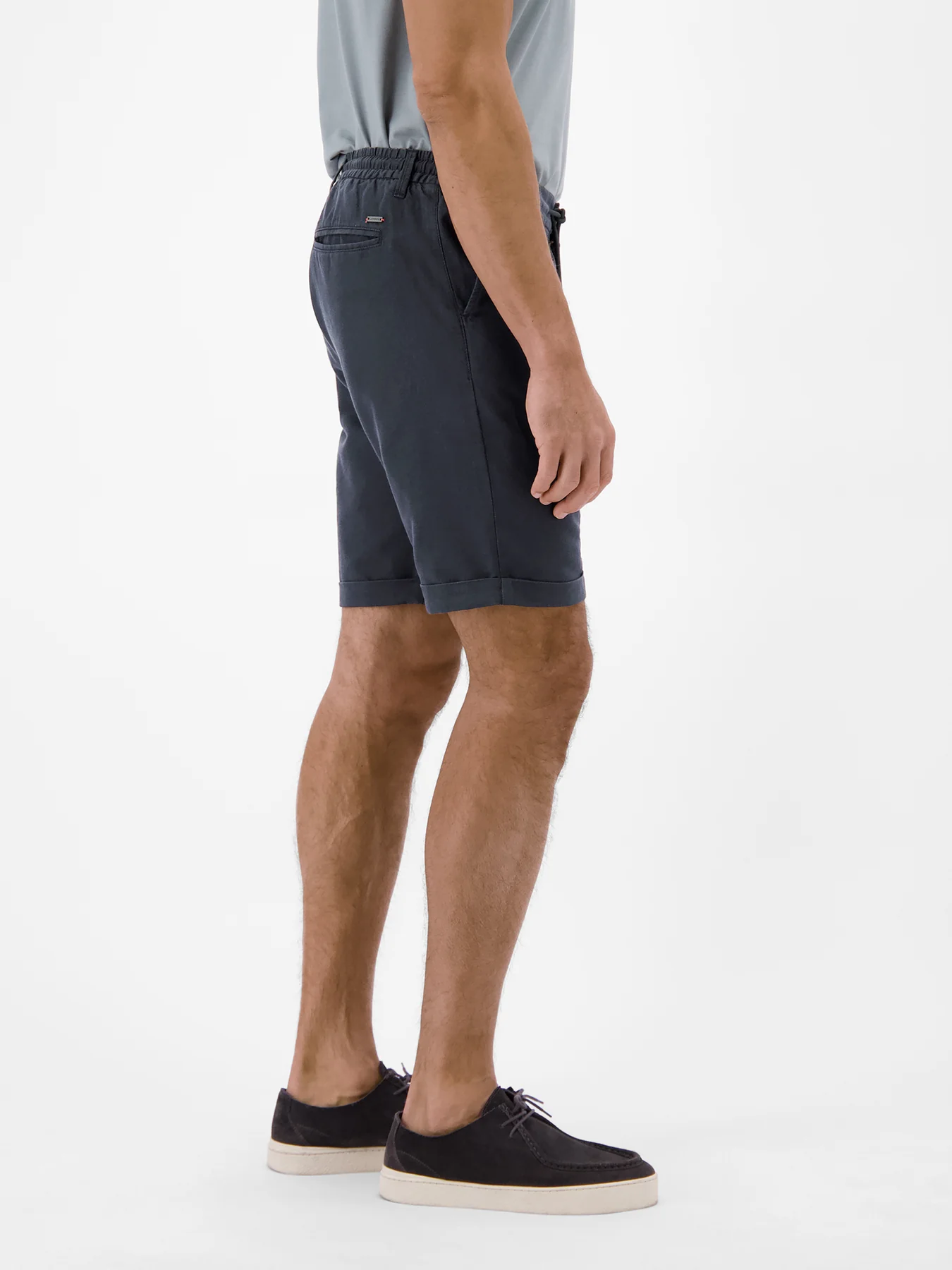 Lerros Leinenmix Chino Short - Blue Night