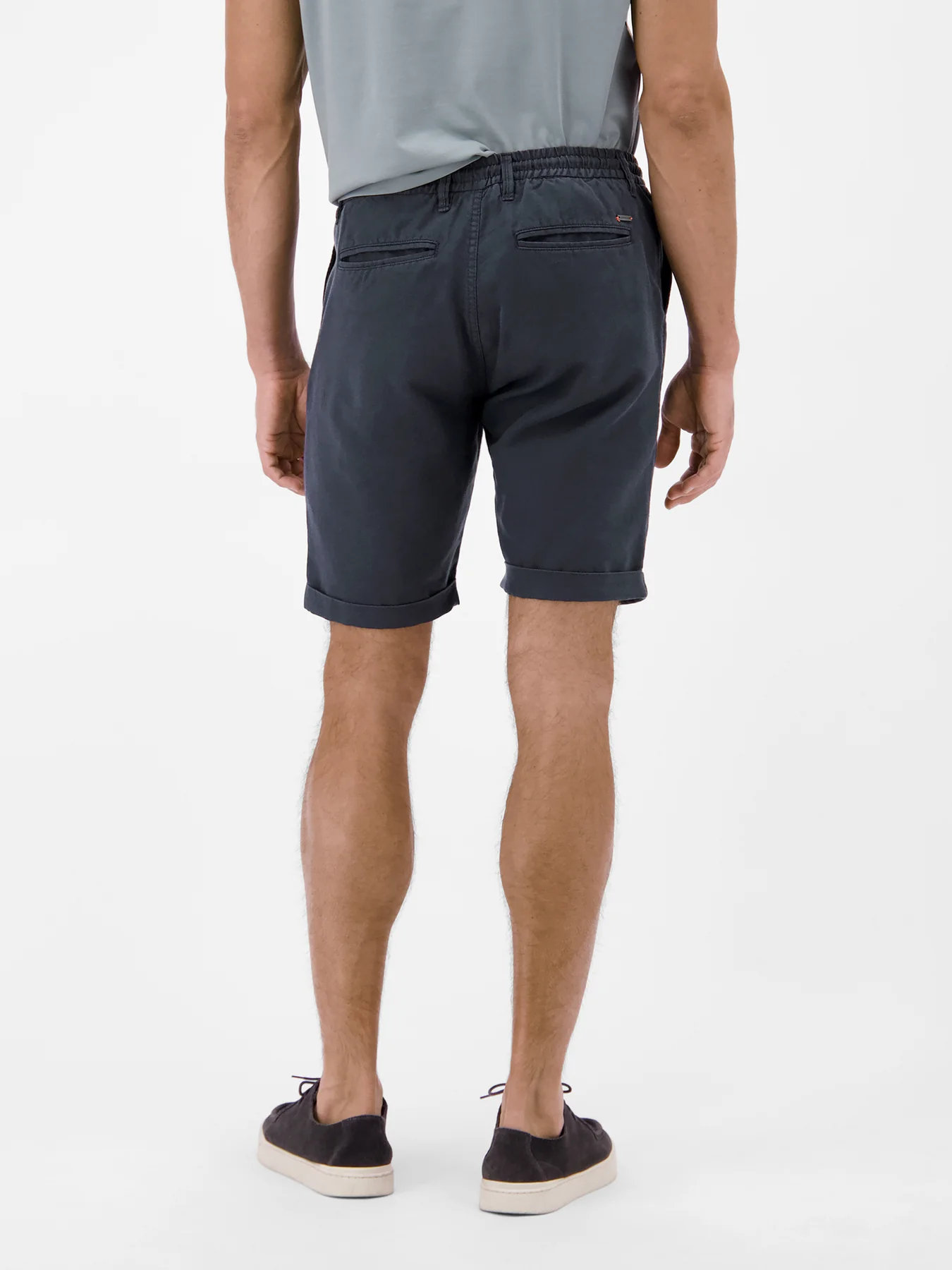 Lerros Linen Mix Chino Short - Blue Night