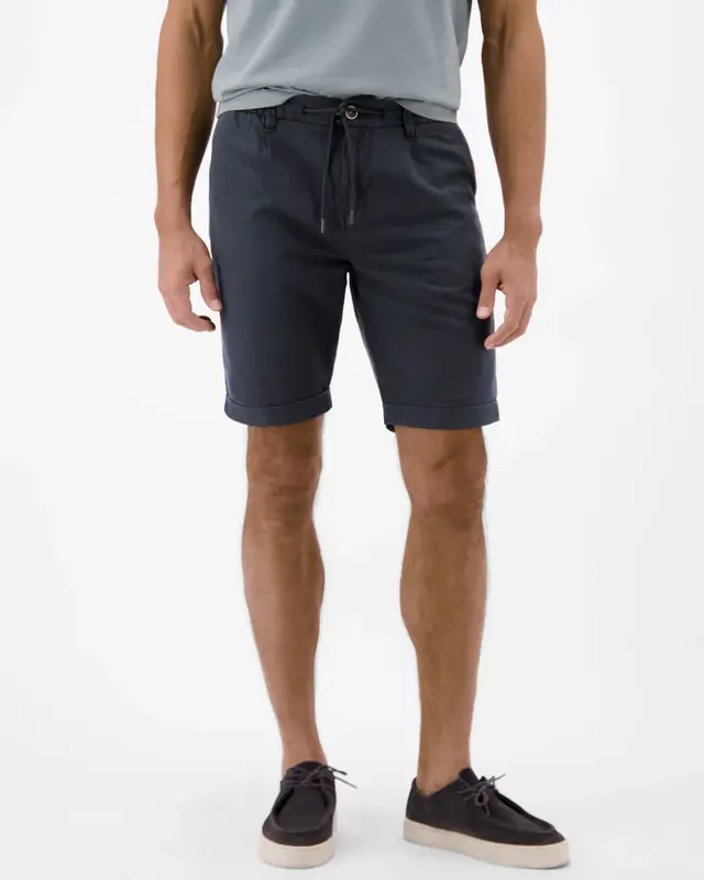 Lerros Linen Mix Chino Short - Blue Night