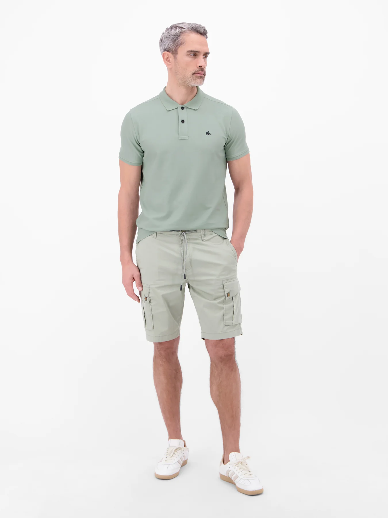 Lerros Cargo Bermuda - Tinted Grey