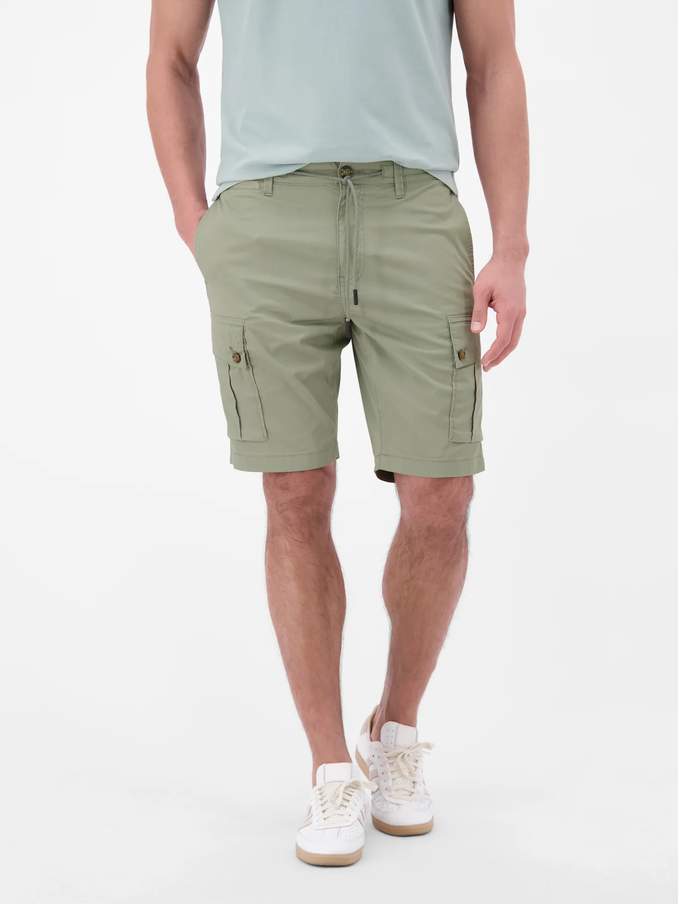 Lerros Cargo Bermuda - Tinted Grey